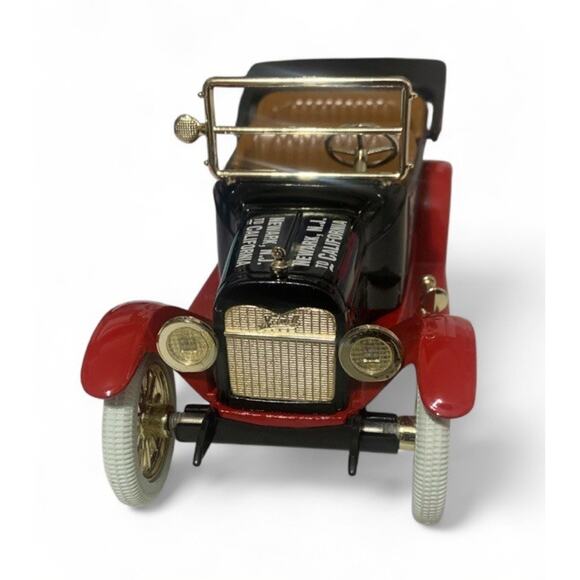 Ertl Texaco 1917 Maxwell Touring Car #14 in Series Locking Bank 1997 in box COA - Picture 6 of 7